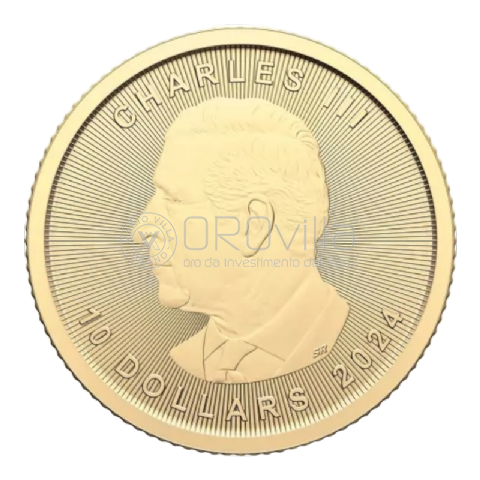10 Dollari Foglia d'acero 2024